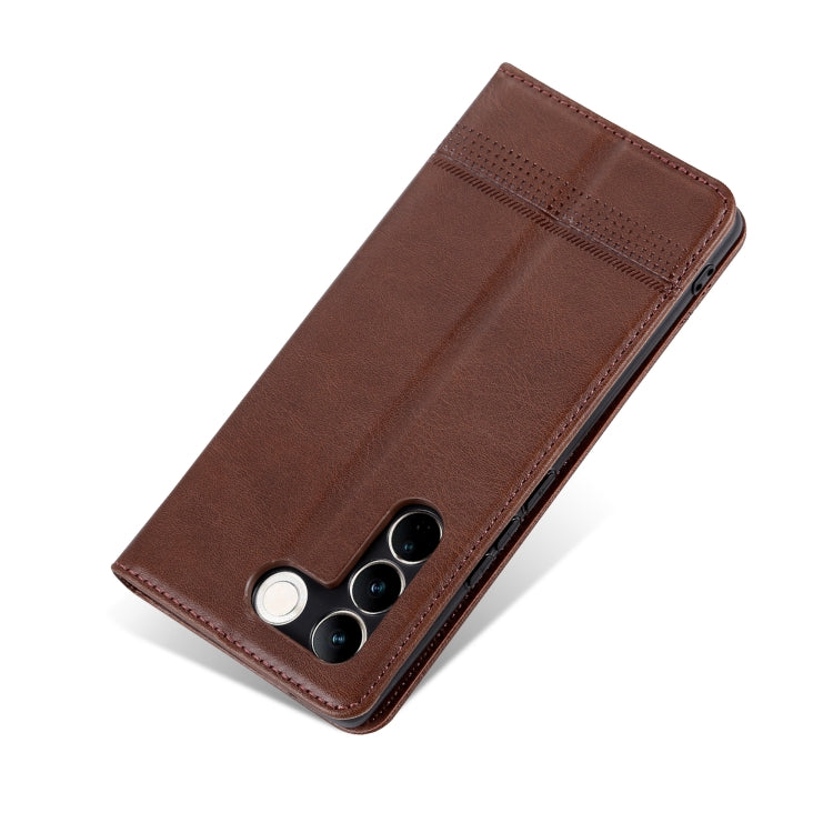 For vivo S16 / S16 Pro AZNS Magnetic Calf Texture Flip Leather Phone Case