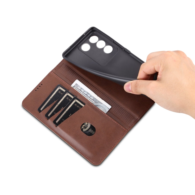 For vivo S16 / S16 Pro AZNS Magnetic Calf Texture Flip Leather Phone Case