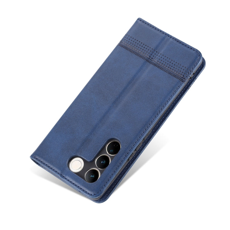 For vivo S16 / S16 Pro AZNS Magnetic Calf Texture Flip Leather Phone Case