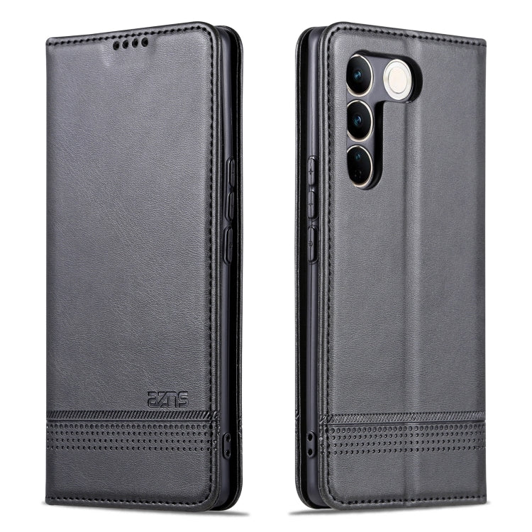 For vivo S16 / S16 Pro AZNS Magnetic Calf Texture Flip Leather Phone Case