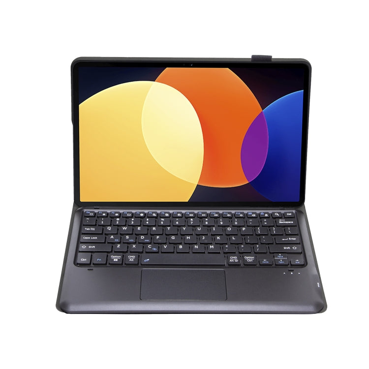 For Honor Pad V8 Pro AHN8-A Ultrathin Detachable Bluetooth Keyboard Leather Tablet Case with Touchpad