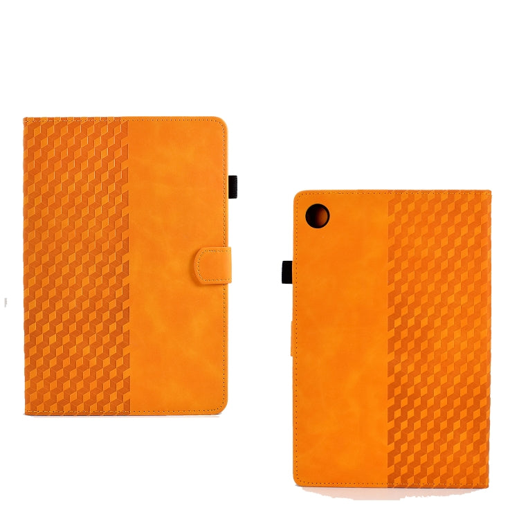 For Huawei MatePad T10 / T10S / Honor Tablet 6 Rhombus Embossed Leather Tablet Case