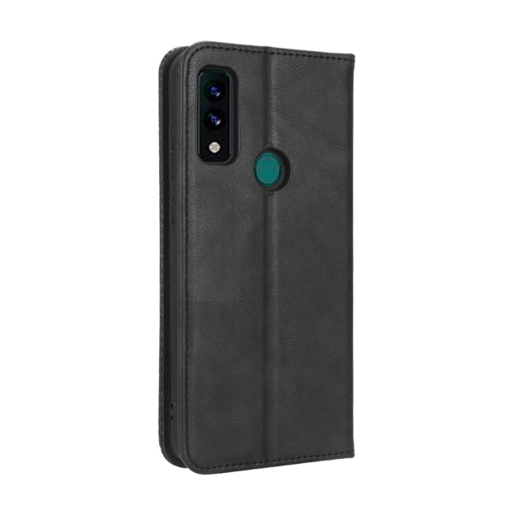 For AT&T Maestro 3 U626AA Magnetic Buckle Retro Texture Leather Phone Case