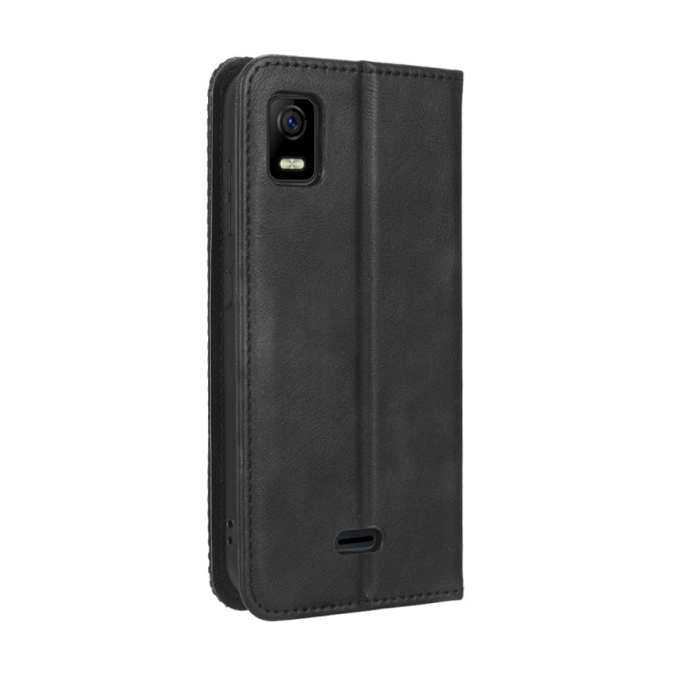 For AT&T Calypso 3 U328AA Magnetic Buckle Retro Texture Leather Phone Case