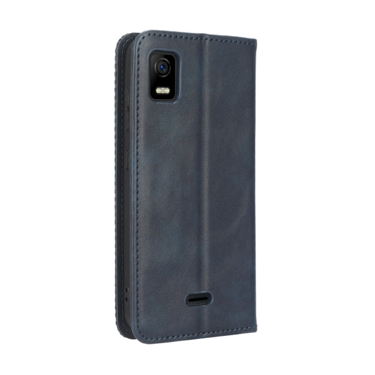 For AT&T Calypso 3 U328AA Magnetic Buckle Retro Texture Leather Phone Case