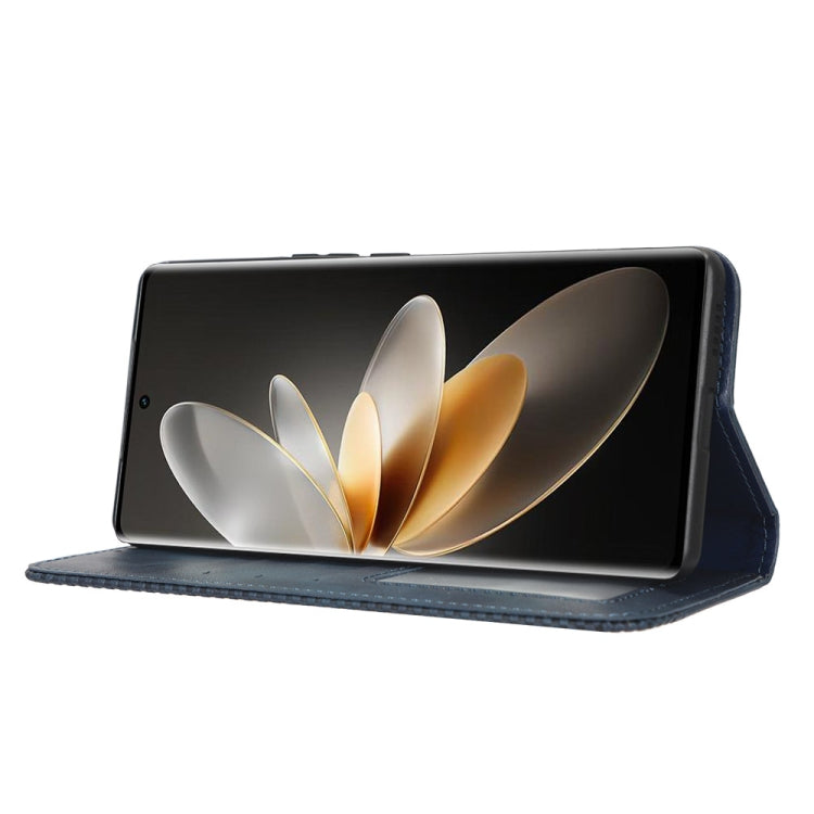 For vivo S16 Pro / S16 Magnetic Buckle Retro Texture Leather Phone Case