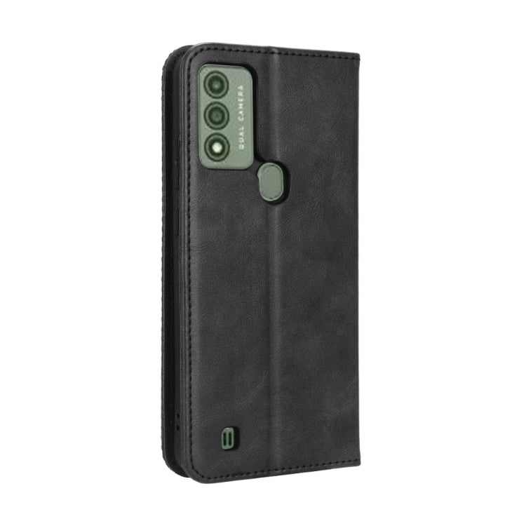 For Wiko Voix U616A Magnetic Buckle Retro Texture Leather Phone Case