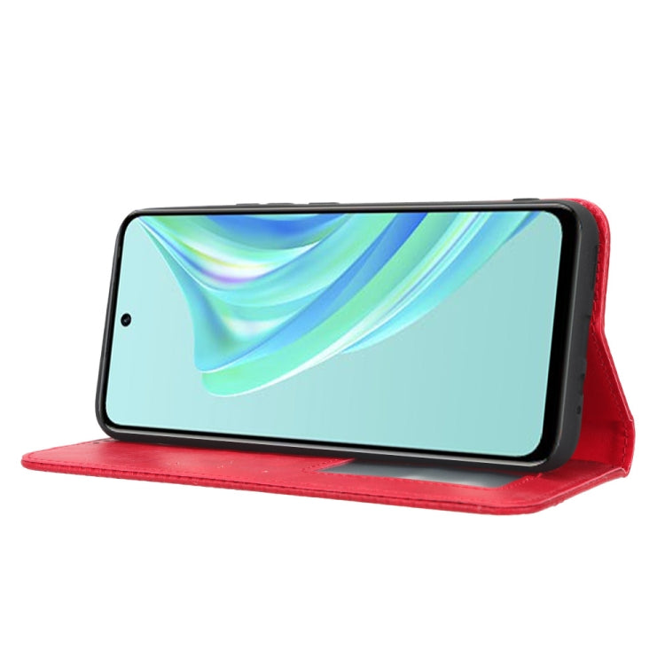 For Infinix Hot 20 Play Magnetic Buckle Retro Texture Leather Phone Case