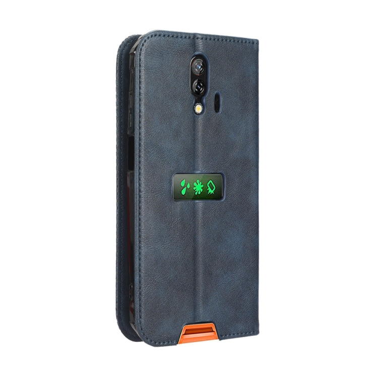 For Blackview BV7200 Magnetic Buckle Retro Texture Leather Phone Case