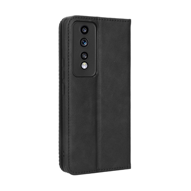 For Honor 80 GT Magnetic Buckle Retro Texture Leather Phone Case