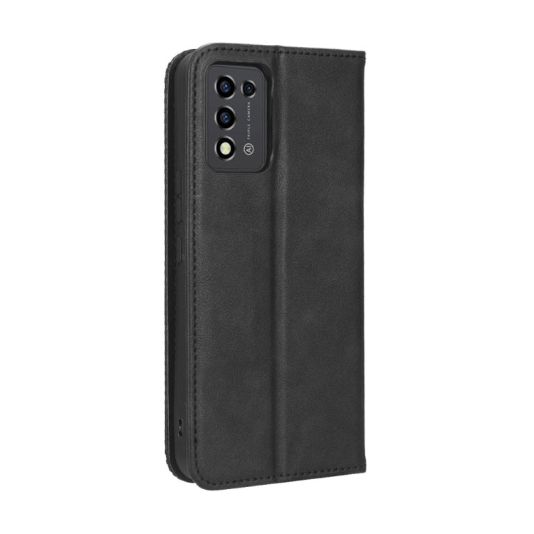 For ZTE Libero 5G III Magnetic Buckle Retro Texture Leather Phone Case