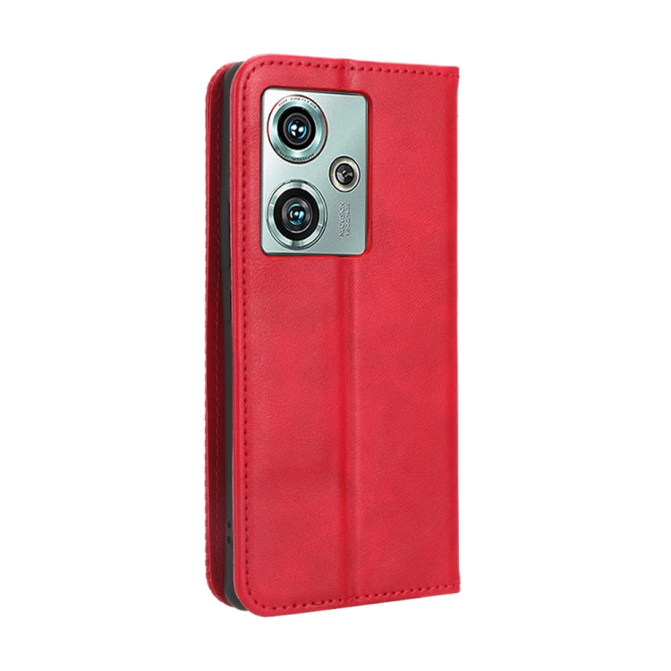 For ZTE nubia Z50 Magnetic Buckle Retro Texture Leather Phone Case