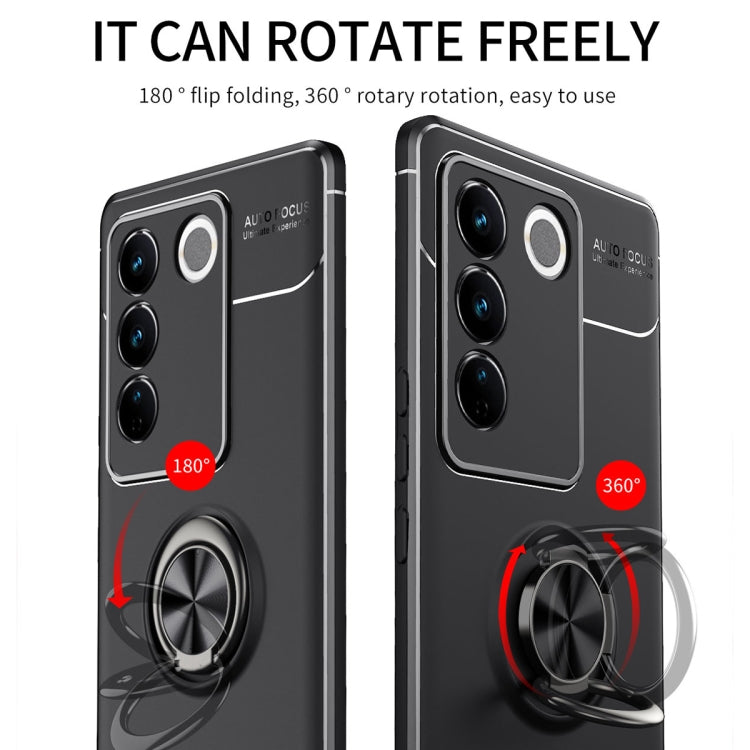 For vivo S16e Metal Ring Holder TPU Phone Case