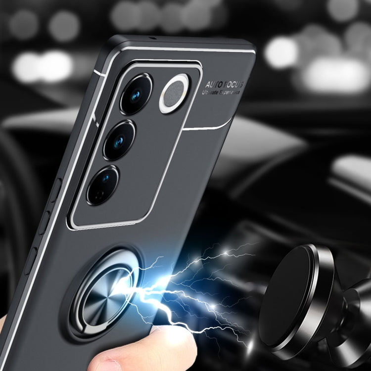 For vivo S16e Metal Ring Holder TPU Phone Case