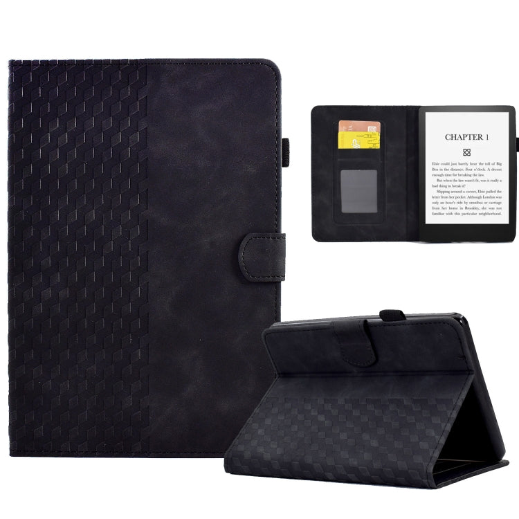 For Amazon Kindle PaperWhite 5 2021 Rhombus Embossed Leather Tablet Case