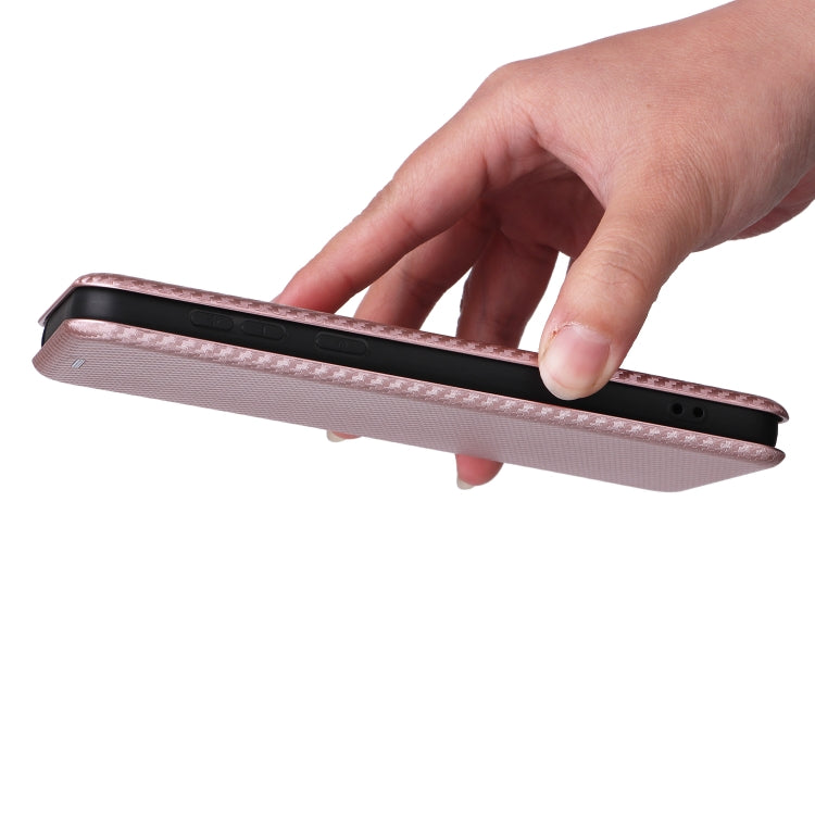 For Motorola Moto E13 4G Carbon Fiber Texture Flip Leather Phone Case