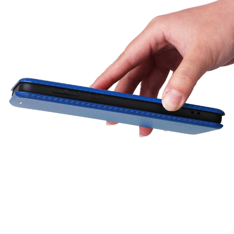 For Motorola Moto E13 4G Carbon Fiber Texture Flip Leather Phone Case