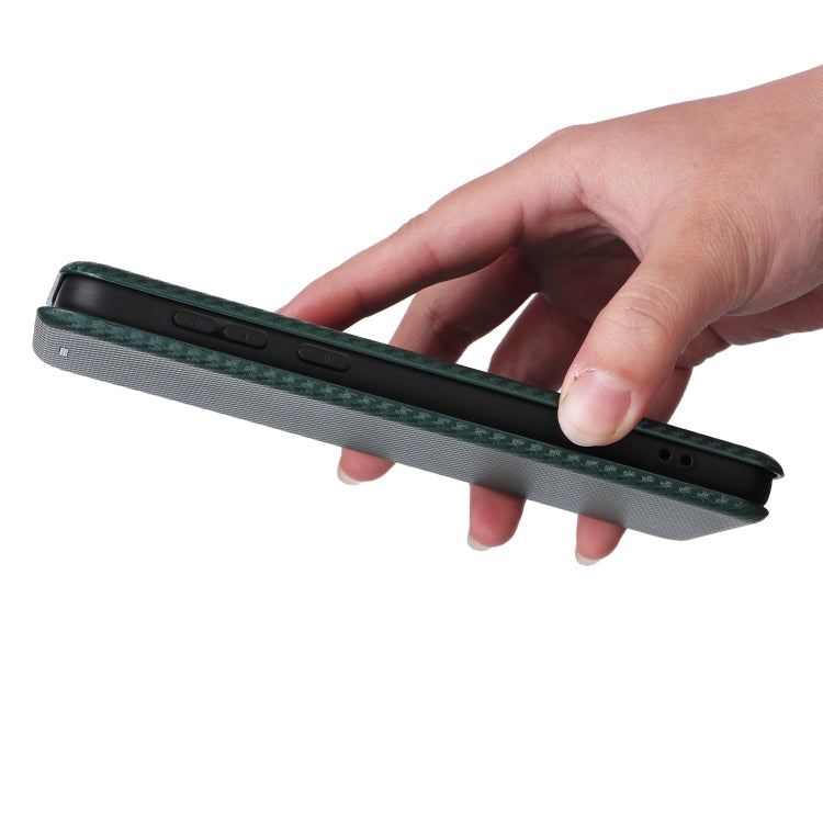 For Motorola Moto E13 4G Carbon Fiber Texture Flip Leather Phone Case