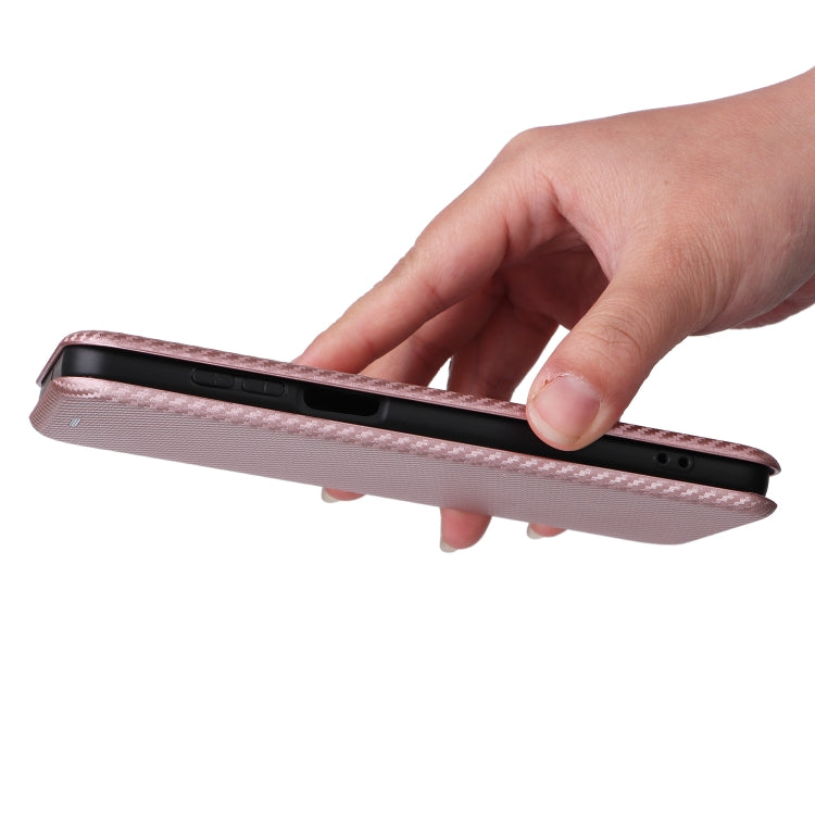 For Motorola Moto G73 5G Carbon Fiber Texture Flip Leather Phone Case