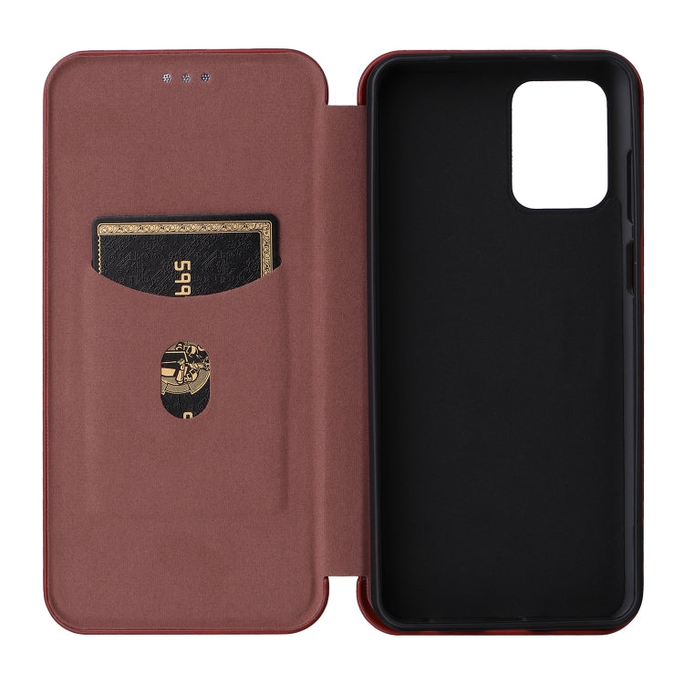 For Motorola Moto G73 5G Carbon Fiber Texture Flip Leather Phone Case