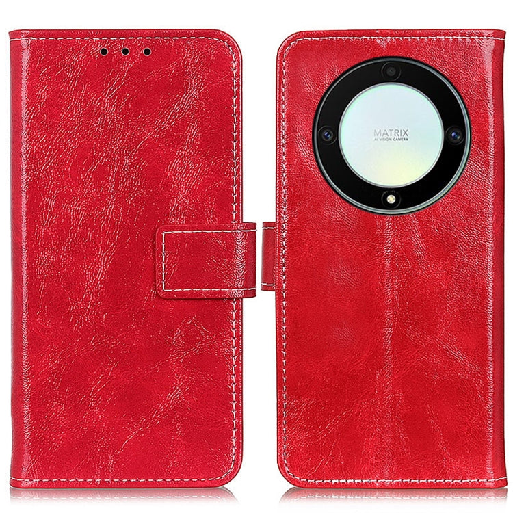 For Honor X9A 5G / Magic5 Lite 5G Retro Crazy Horse Texture Horizontal Flip Leather Phone Case