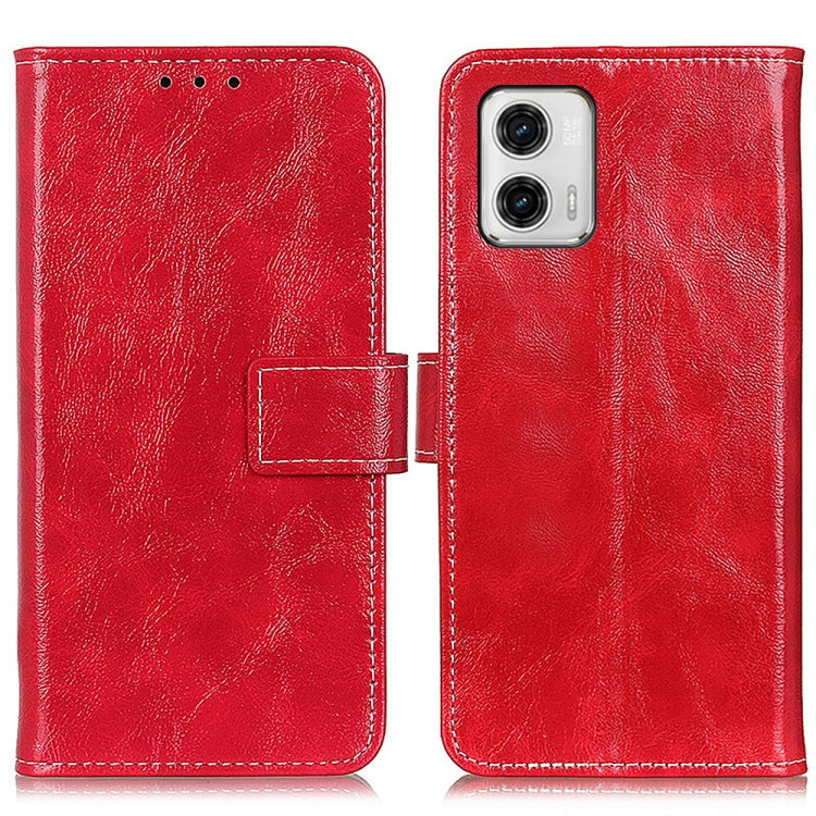 For Motorola Moto G73 5G Retro Crazy Horse Texture Horizontal Flip Leather Phone Case
