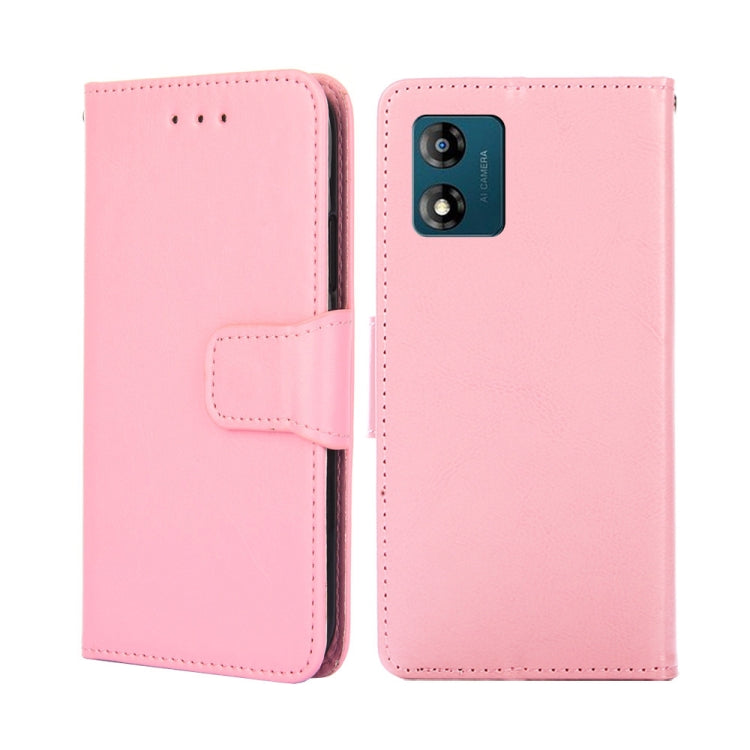 For Motorola Moto E13 4G Crystal Texture Leather Phone Case