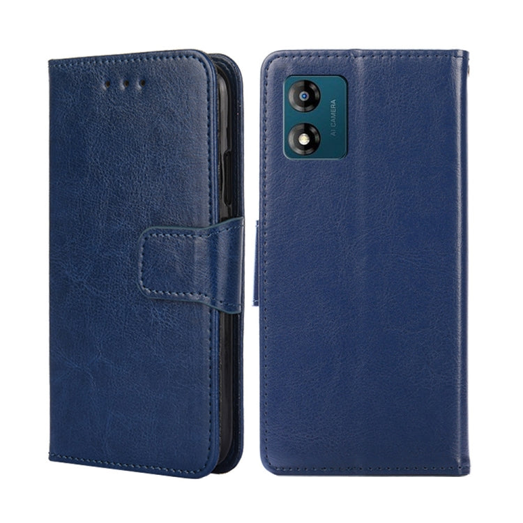 For Motorola Moto E13 4G Crystal Texture Leather Phone Case