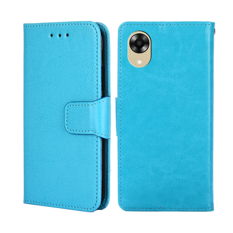For OPPO A17k Crystal Texture Leather Phone Case