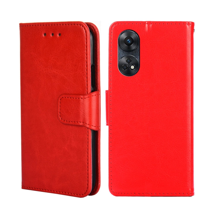 For OPPO Reno8 T 4G Crystal Texture Leather Phone Case