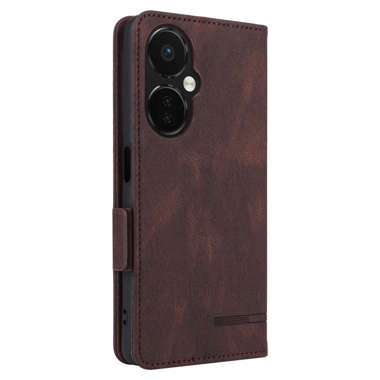 For OnePlus Nord CE 3 5G Magnetic Clasp Leather Phone Case