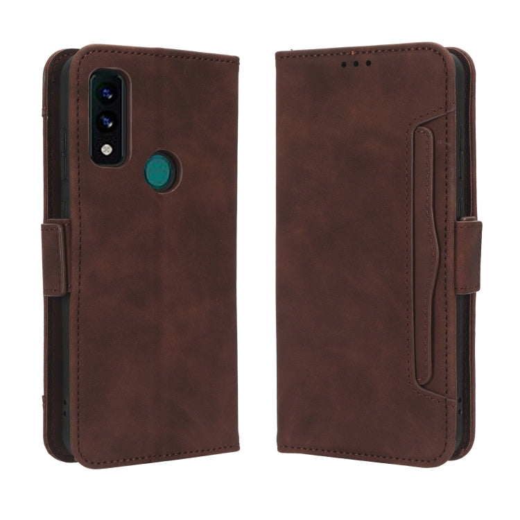 For AT&T Maestro 3 U626AA Skin Feel Calf Texture Card Slots Leather Phone Case