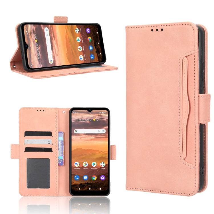 For AT&T Motivate Max U668AA Skin Feel Calf Texture Card Slots Leather Phone Case
