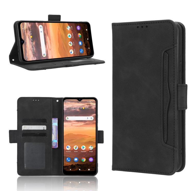 For AT&T Motivate Max U668AA Skin Feel Calf Texture Card Slots Leather Phone Case