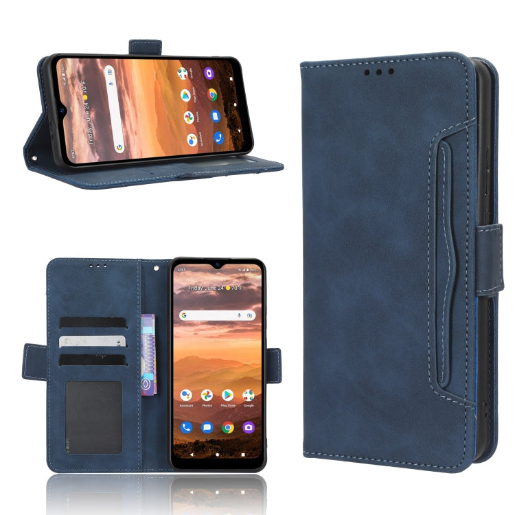 For AT&T Motivate Max U668AA Skin Feel Calf Texture Card Slots Leather Phone Case