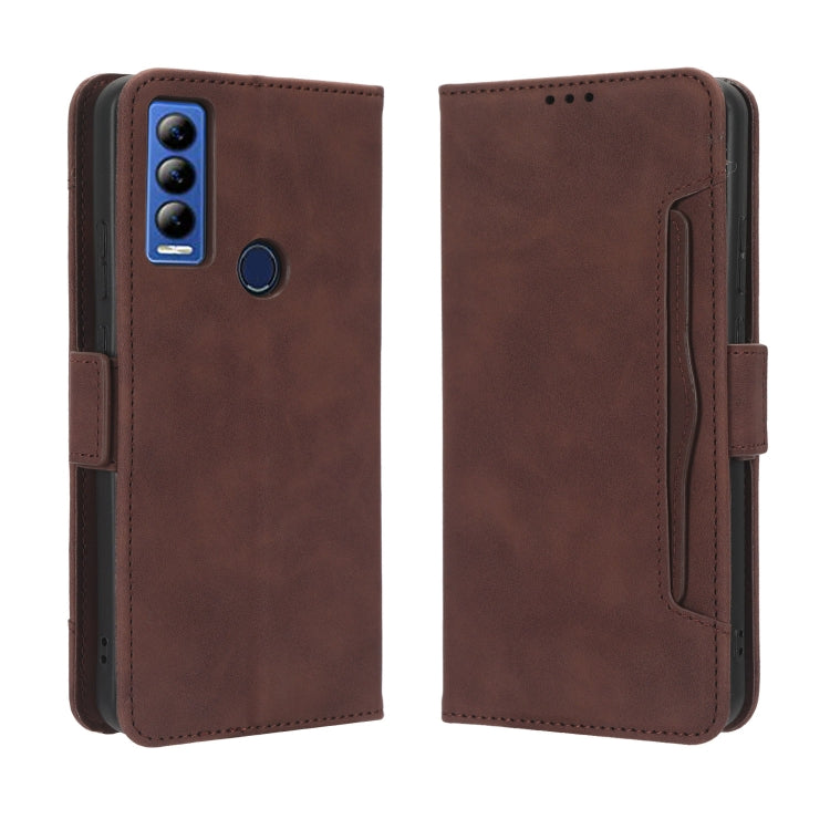 For AT&T Motivate Max U668AA Skin Feel Calf Texture Card Slots Leather Phone Case
