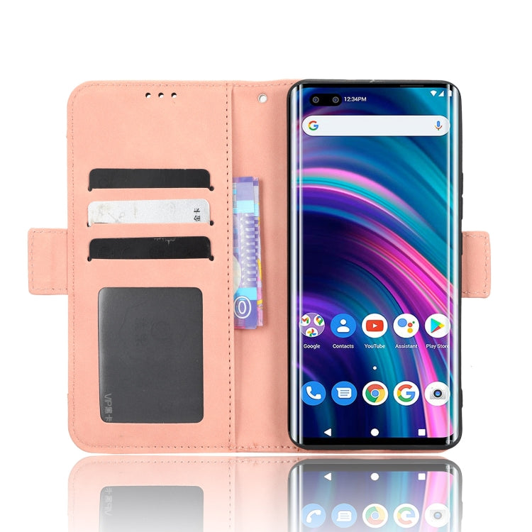 For BLU Bold N2 Skin Feel Calf Texture Card Slots Leather Phone Case