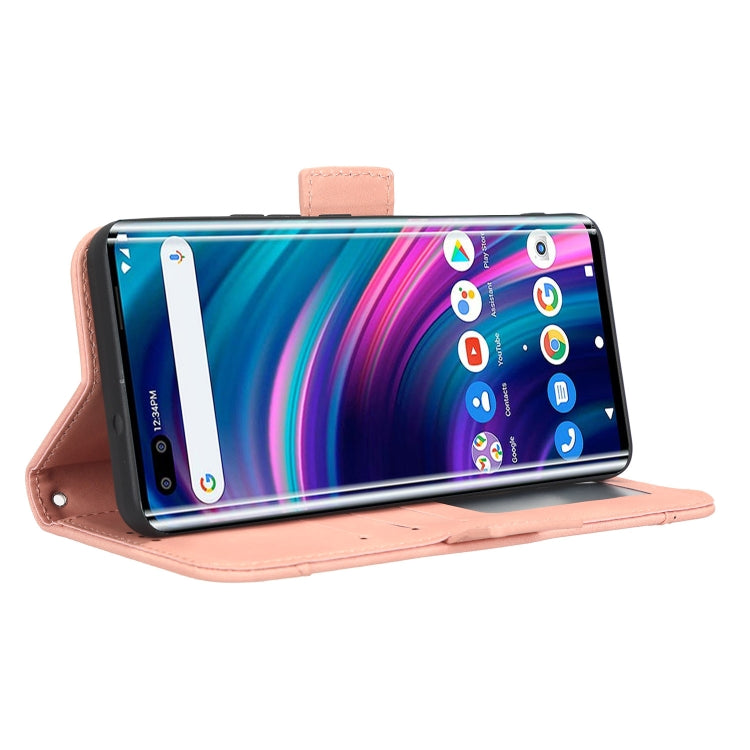 For BLU Bold N2 Skin Feel Calf Texture Card Slots Leather Phone Case