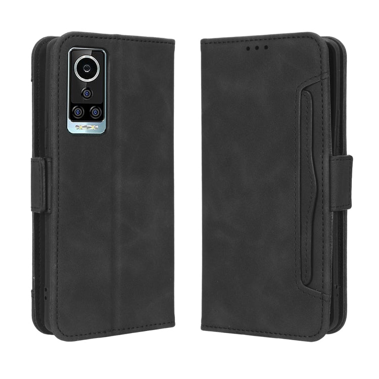 For BLU Bold N2 Skin Feel Calf Texture Card Slots Leather Phone Case