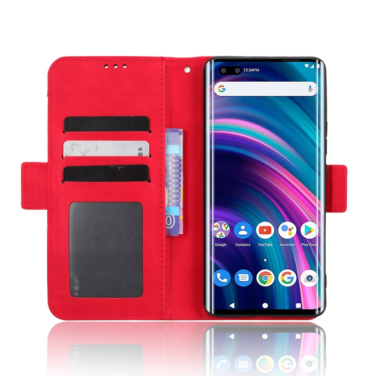 For BLU Bold N2 Skin Feel Calf Texture Card Slots Leather Phone Case