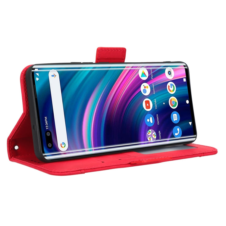 For BLU Bold N2 Skin Feel Calf Texture Card Slots Leather Phone Case