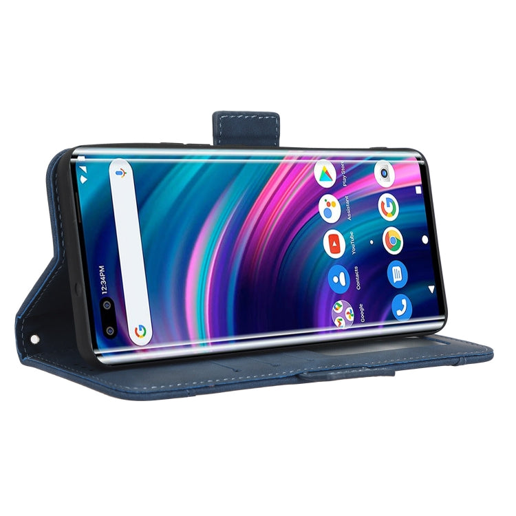 For BLU Bold N2 Skin Feel Calf Texture Card Slots Leather Phone Case