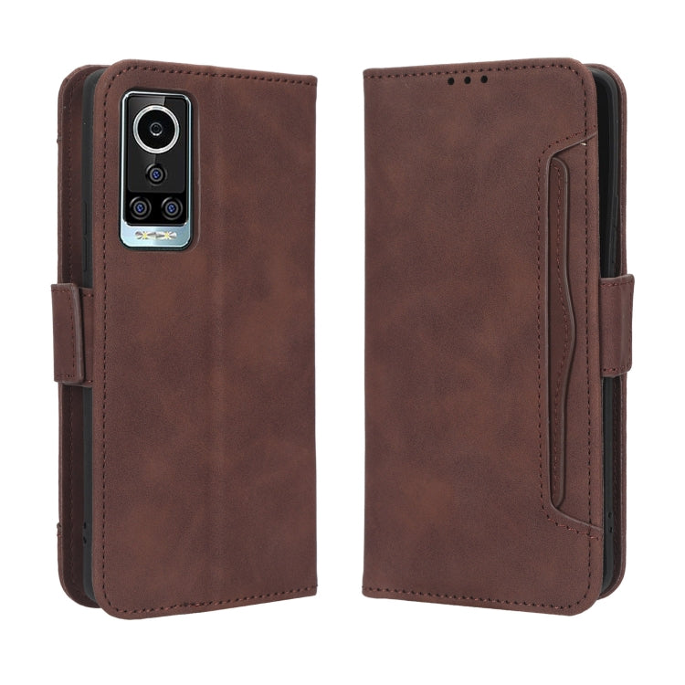 For BLU Bold N2 Skin Feel Calf Texture Card Slots Leather Phone Case