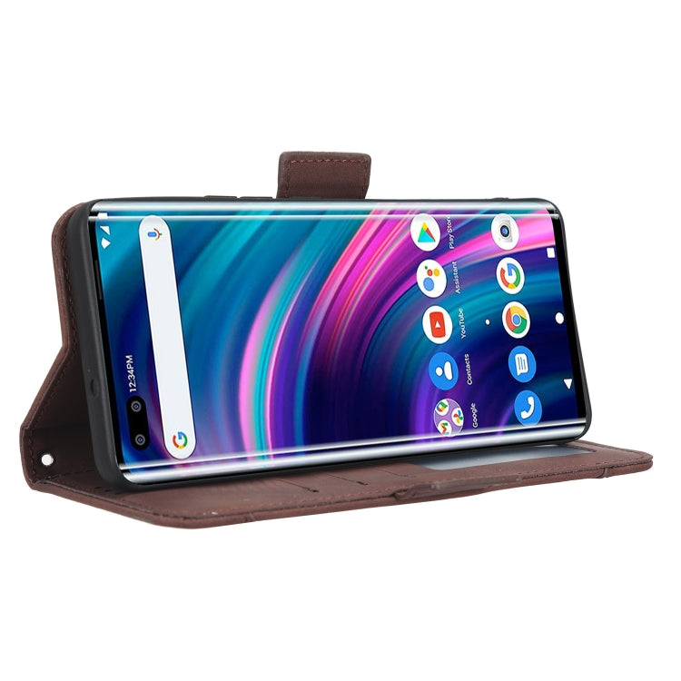 For BLU Bold N2 Skin Feel Calf Texture Card Slots Leather Phone Case