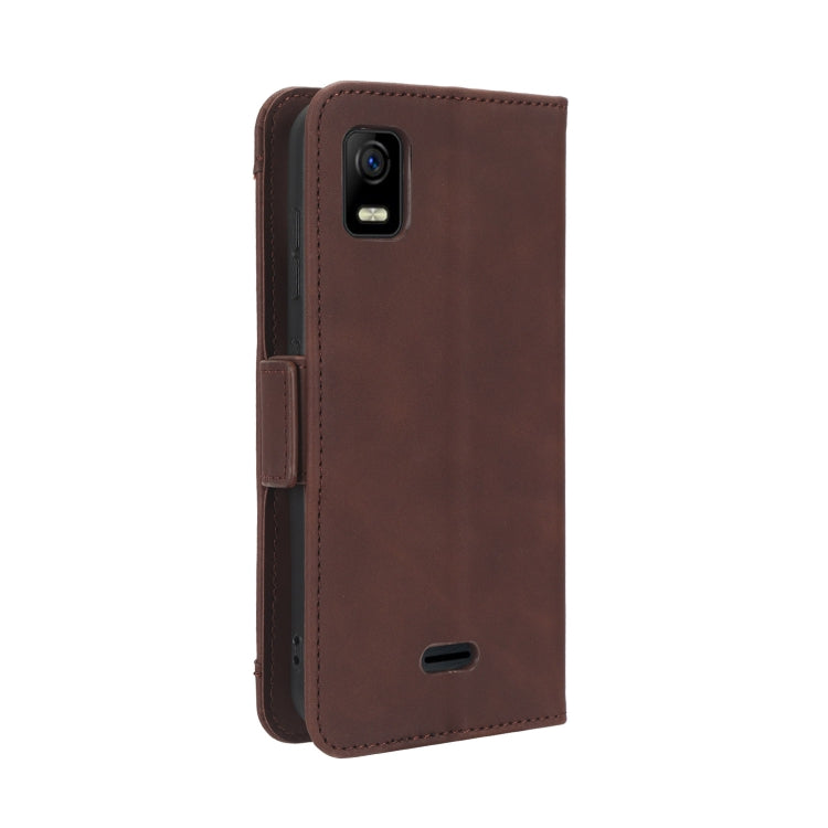 For AT&T Calypso 3 U328AA Skin Feel Calf Texture Card Slots Leather Phone Case