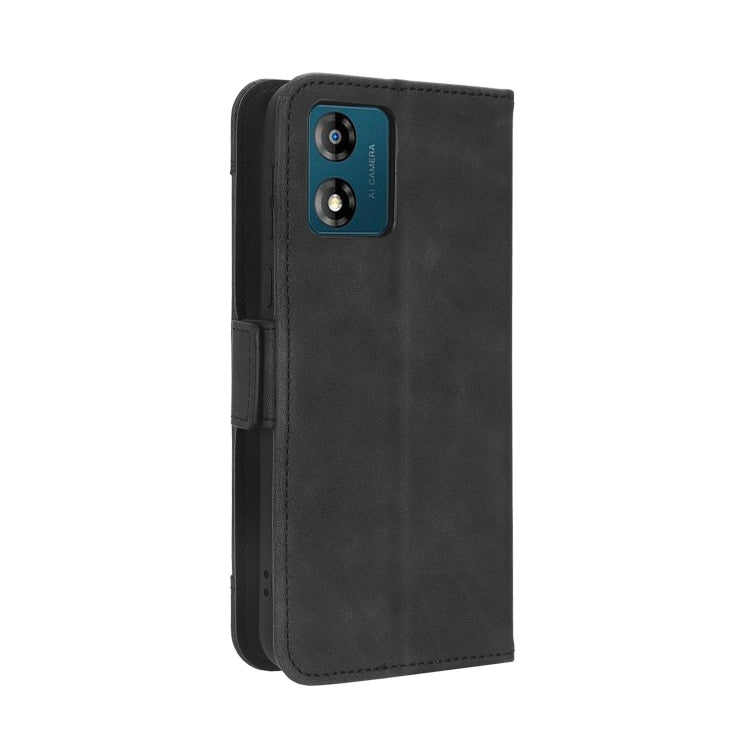 For Motorola Moto E13 4G Skin Feel Calf Texture Card Slots Leather Phone Case