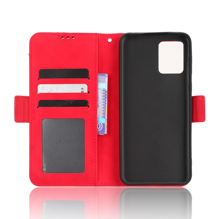 For Motorola Moto E13 4G Skin Feel Calf Texture Card Slots Leather Phone Case