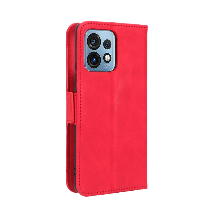 For Motorola Moto X40 Pro Skin Feel Calf Texture Card Slots Leather Phone Case