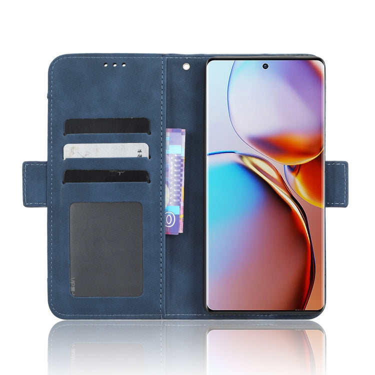 For Motorola Moto X40 Pro Skin Feel Calf Texture Card Slots Leather Phone Case