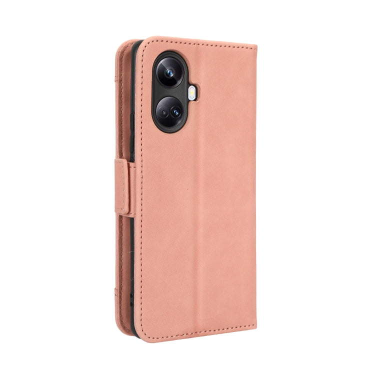 For Realme 10 Pro+ Skin Feel Calf Texture Card Slots Leather Phone Case
